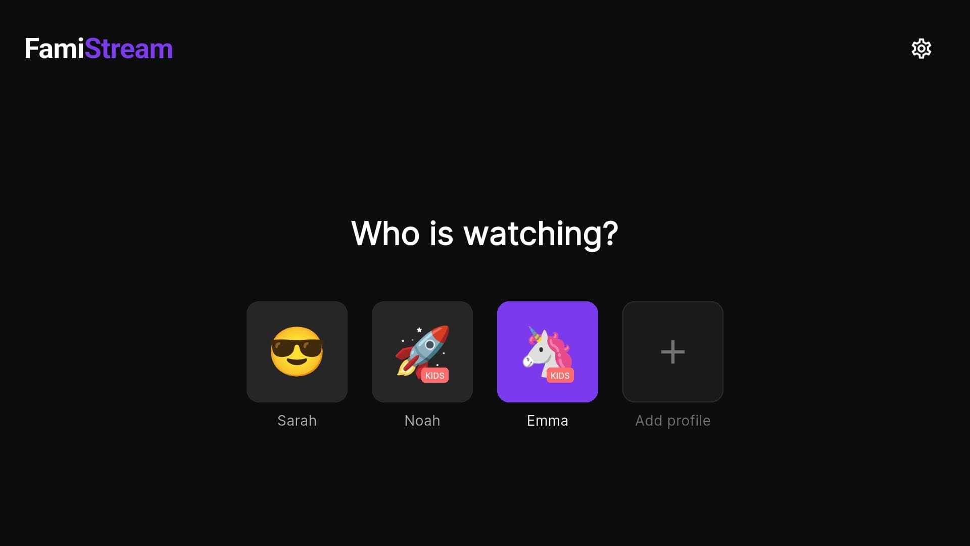FamiStream — Who is watching?
